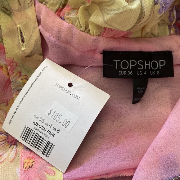 TOPSHOP long floral dress - Picture 3 of 4